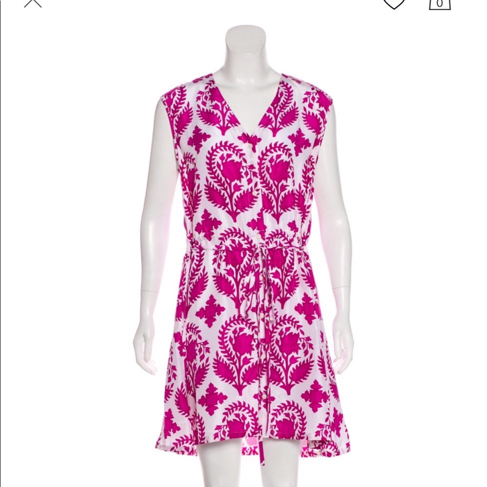 DVF Size 8 100% Silk New Without Tags